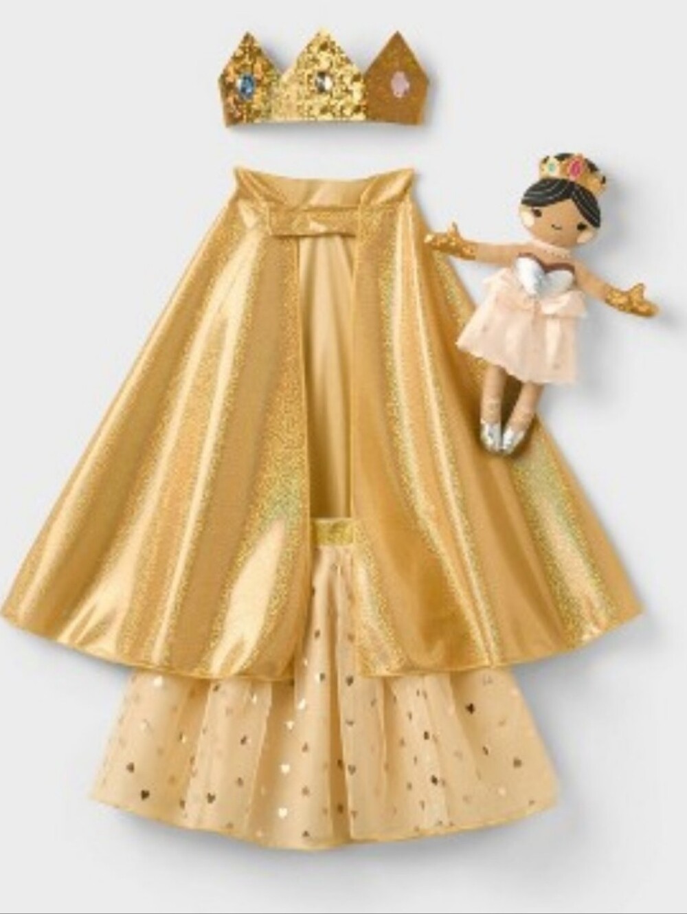 Royal Dress Up Costume w/ Doll